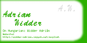 adrian widder business card