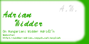 adrian widder business card
